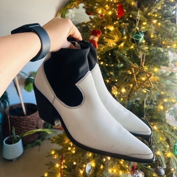 Free people white western boots size 39 - Picture 1 of 1